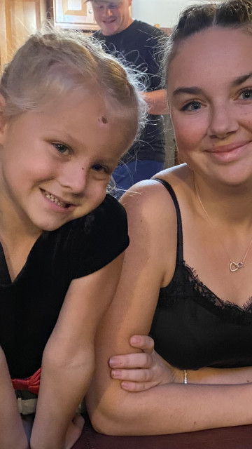 Au pair mit Gastmädchen