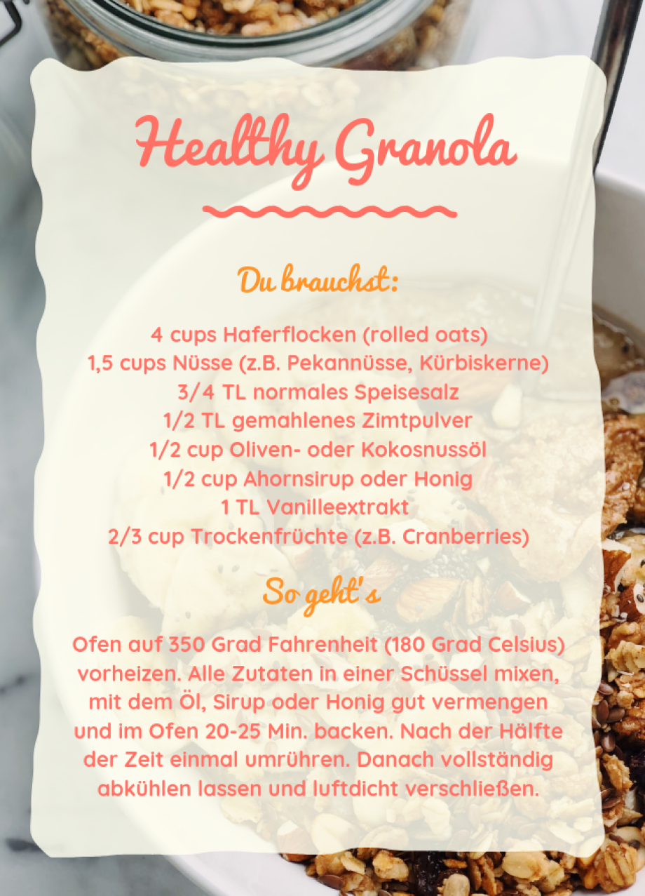gesundes rezept für gebackenes müsli