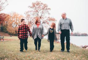 Hunter Family familie mit zwei kindern