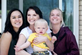 McGee Family host family with little boy
