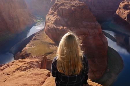 Au pair vor Grand Canyon